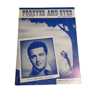 Forever And Ever Sheet Music Lyrics Rosa Winkler Perry Como Victor Records